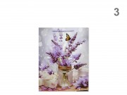 CQ07468 Ajándéktasak levendulás közép 18x8,5x24cm 4f