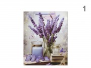 CQ07469 Ajándéktasak levendulás nagy 26x10x32cm 4f