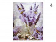 CQ07470 Ajándéktasak levendulás óriás 31x12x40cm 4f