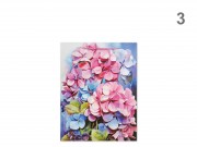 CQ07471 Ajándéktasak hortenziás glitteres közép 18x8,5x24cm 4f