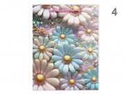 CQ07498 Ajándéktasak virágos óriás 31x12x40cm 4f