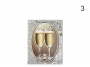 CQ07533 Ajándéktasak esküvőre közép 18x8,5x24cm 4f