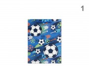 CQ07542 Ajándéktasak focis közép 18x8,5x24cm 4f