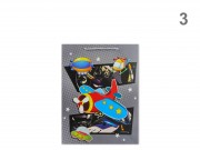 CQ07545 Ajándéktasak járművek közép 18x8,5x24cm 4f