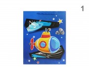 CQ07546 Ajándéktasak járművek nagy 26x10x32cm 4f