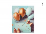 CQ07604 Ajándéktasak 3D lufis nagy 26x10x32cm 4f