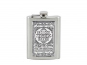 CQ07788 Flaska fémcimkés Boldog Nyugdíjas Éveket 8oz