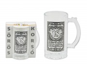 CQ07790 Söröskorsó fémcimkés Boldog 18. Születésnapot 400ml