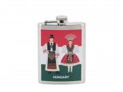 CQ07813 Flaska Hungary népviselet 8oz
