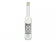 CQ07861 Svéd bordói palack Legjobb Horgász fémcimkés 500ml