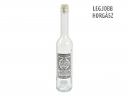 CQ07861 Svéd bordói palack Legjobb Horgász fémcimkés 500ml