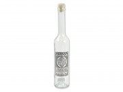 CQ07862 Svéd bordói palack Legjobb Vadász fémcimkés 500ml