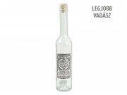 CQ07862 Svéd bordói palack Legjobb Vadász fémcimkés 500ml