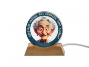 CQ07933 Világító dísz USB kábellel Nyugdíjas férfi 9cm