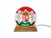 CQ07936 Világító dísz USB kábellel Címeres angyalos 9cm