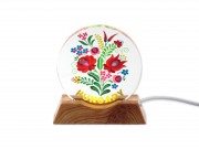 CQ07937 Világító dísz USB kábellel Hungary kalocsai 9cm