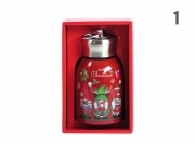 CQ08013 Karácsonyi kulacs manós 300ml díszdobozban 4f