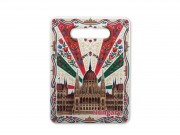 CQ08237 Edényalátét/falidísz 3D Hungary Parlament 15x20cm