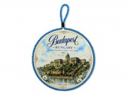 CQ08306 Edényalátét/falidísz 3D Budapest 17cm
