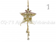 CQ2754 Csillag ajtódísz Merry Christmas 36cm 3f