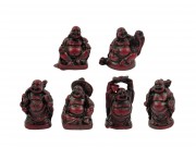 CQ6116 Buddha szobor 6db 4,5cm