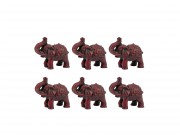CQ6122 Elefánt figura 6db 3cm