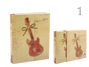 CQ6528 Fényképalbum hegedűs 200db 15x10cm-es képhez 2f