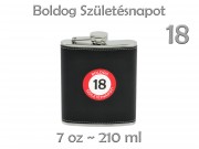 CQ7339 Flaska Boldog 18. Születésnapot 7oz