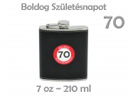 CQ7345 Flaska Boldog 70. Születésnapot 7oz