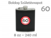 CQ7356 Flaska Boldog 60. Születésnapot 8oz