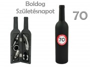 CQ7373 Boros szett 5db-os Boldog 70. Születésnapot 32cm