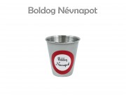 CQ7420 Fém pohár Boldog Névnapot 70ml