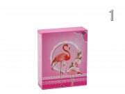 CQ8149 Fényképalbum flamingós dísztokban 40db 10x15cm-es képhez 4f