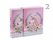 CQ8154 Fényképalbum unicornis 200db 15x10cm-es képhez tokban 2f