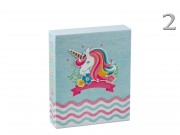 CQ8160 Fényképalbum unicornis dísztokban 80db 15x10cm-es képhez 3f