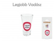 CQ8543 Pálinkás pohár Legjobb Vadász 9cm