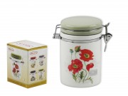 Csatos konyhai tároló mákvirág 9,5x15cm 172832
