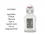 Csatosüveg fémcímkés Igazi pálinka A Föld lelke... 200ml