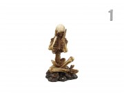 Csontváz ülő barna 8,5cm 9474 3f