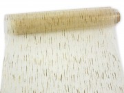 Dekoranyag organza arany 48x270cm 660251