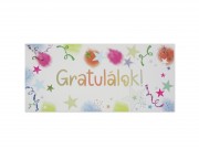 Díszboríték Gratulálok 19x9cm 662729