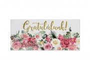 Díszboríték Gratulálunk 19x9cm 663177