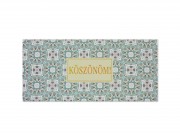 Díszboríték Köszönöm 19x9cm 662798