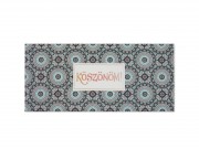 Díszboríték Köszönöm 19x9cm 662804