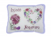 Díszpárna Legjobb Nagymama 30x23cm PM9