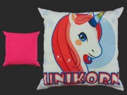 Díszpárna unicornis kék csillagos 30cm VN1186