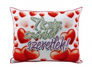 Díszpárna világító Tiszta szívből szeretlek 30x26cm VN1231