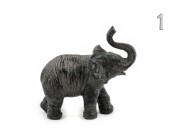 Elefánt figura álló sötét 15cm ALX614490 2f