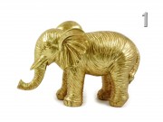 Elefánt figura arany 16cm ALX631220 2f