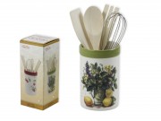 Fakanáltartó szett virág+citrom 172863